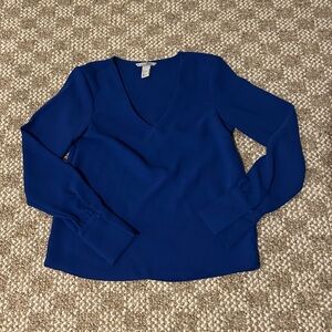 H&M Royal Blue Blouse